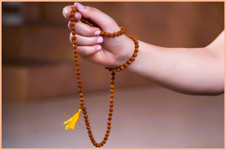 Wearing Rudraksha Beads